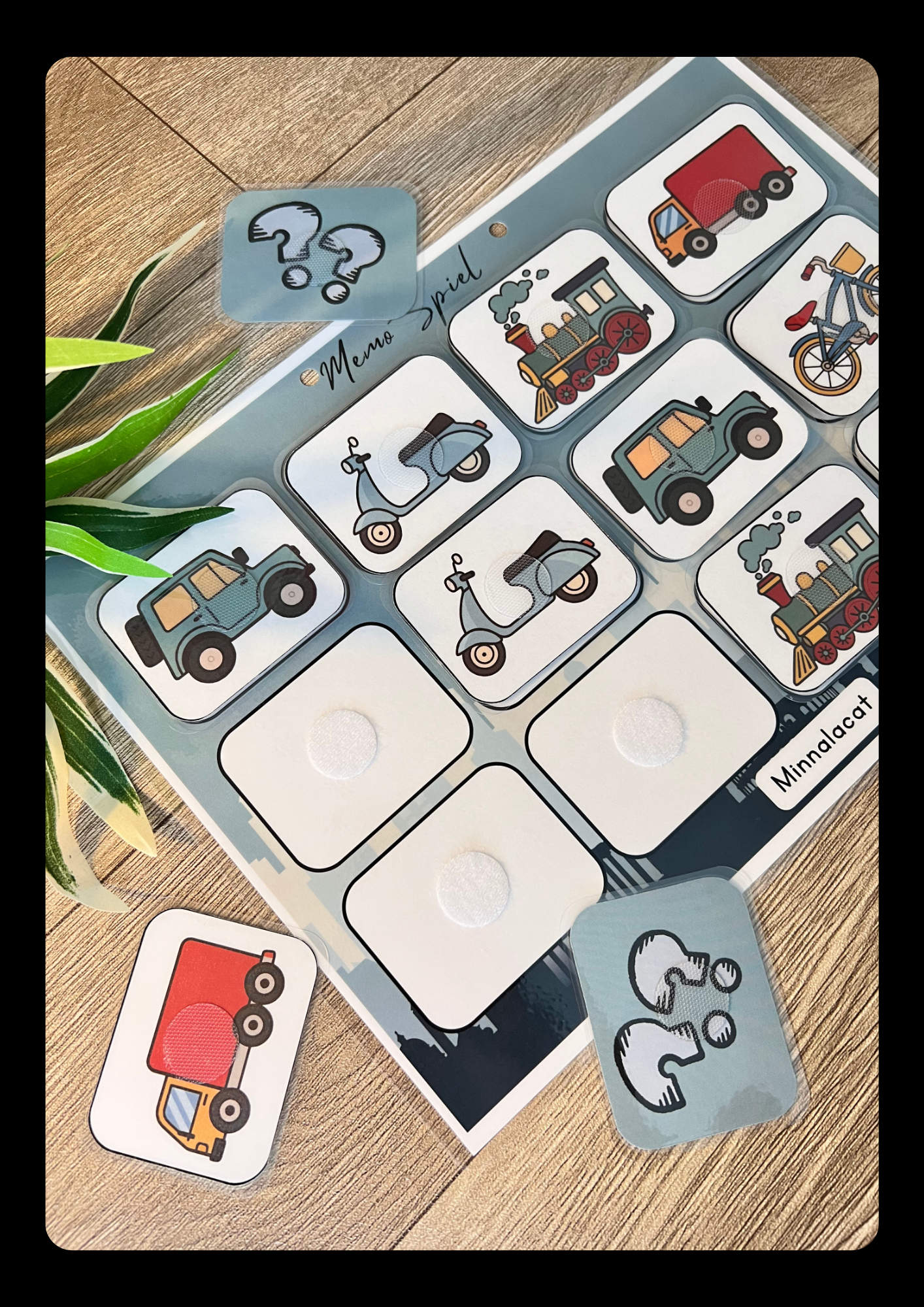 Memo-Spiel – Fahrzeuge