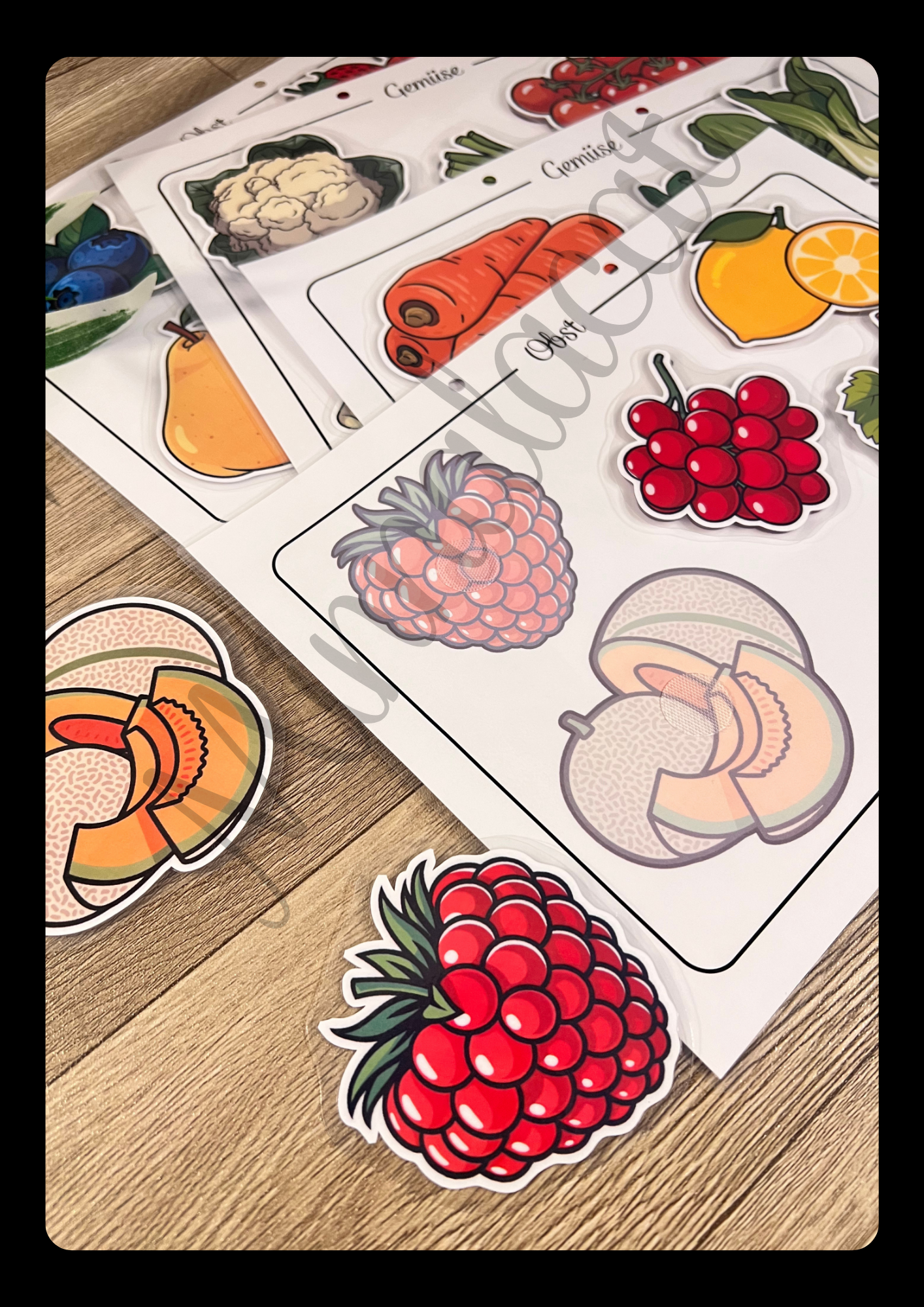 Obst und Gemüse zuordnen
