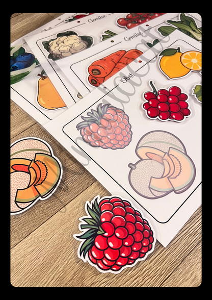 Obst und Gemüse zuordnen