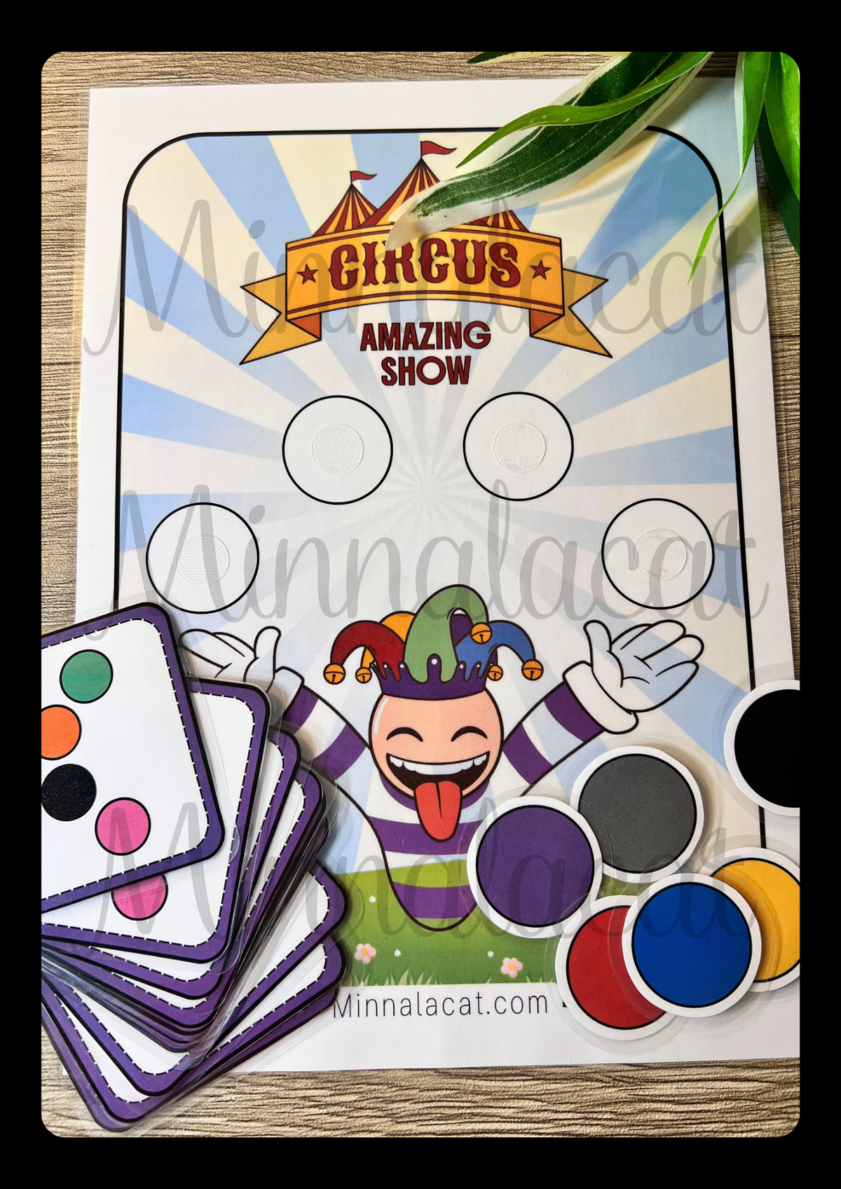 Zirkus-Farbenspaß 🎪🌈