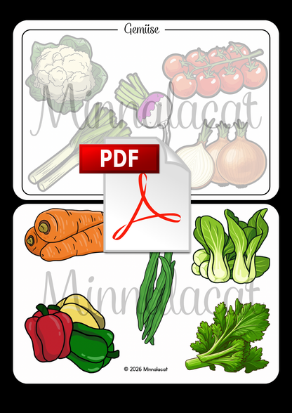 Obst und Gemüse zuordnen
