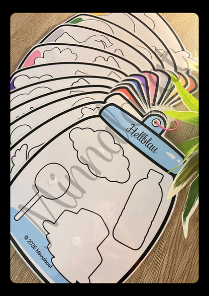 12 Farbensortierspiel