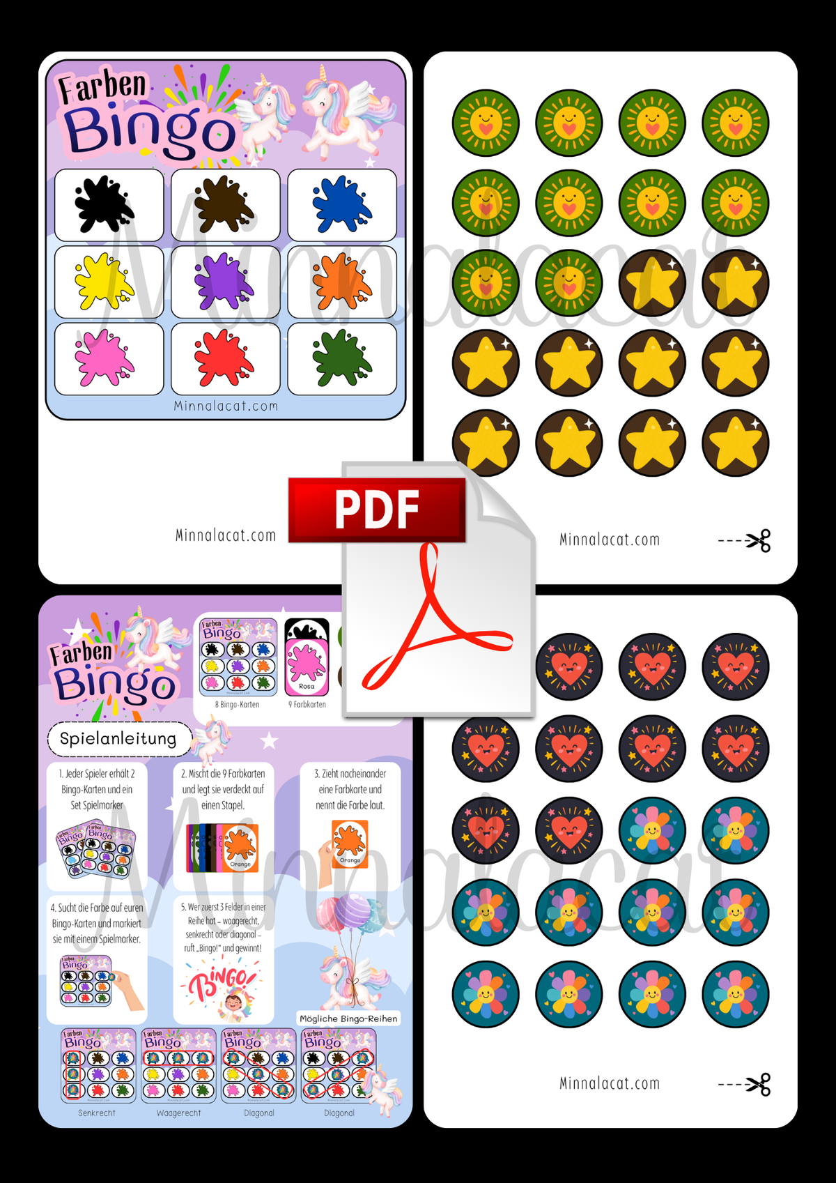 Farben-Bingo 🌈