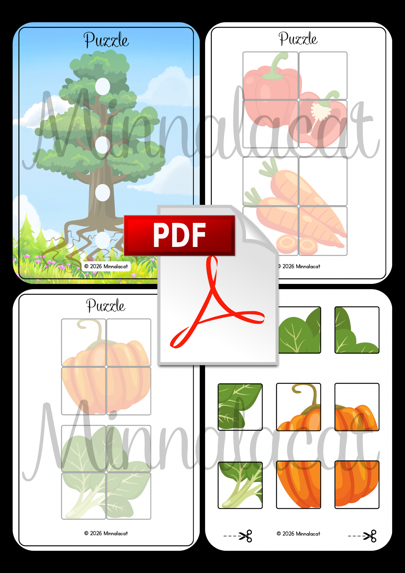 Puzzle & Zuordnungsspiel