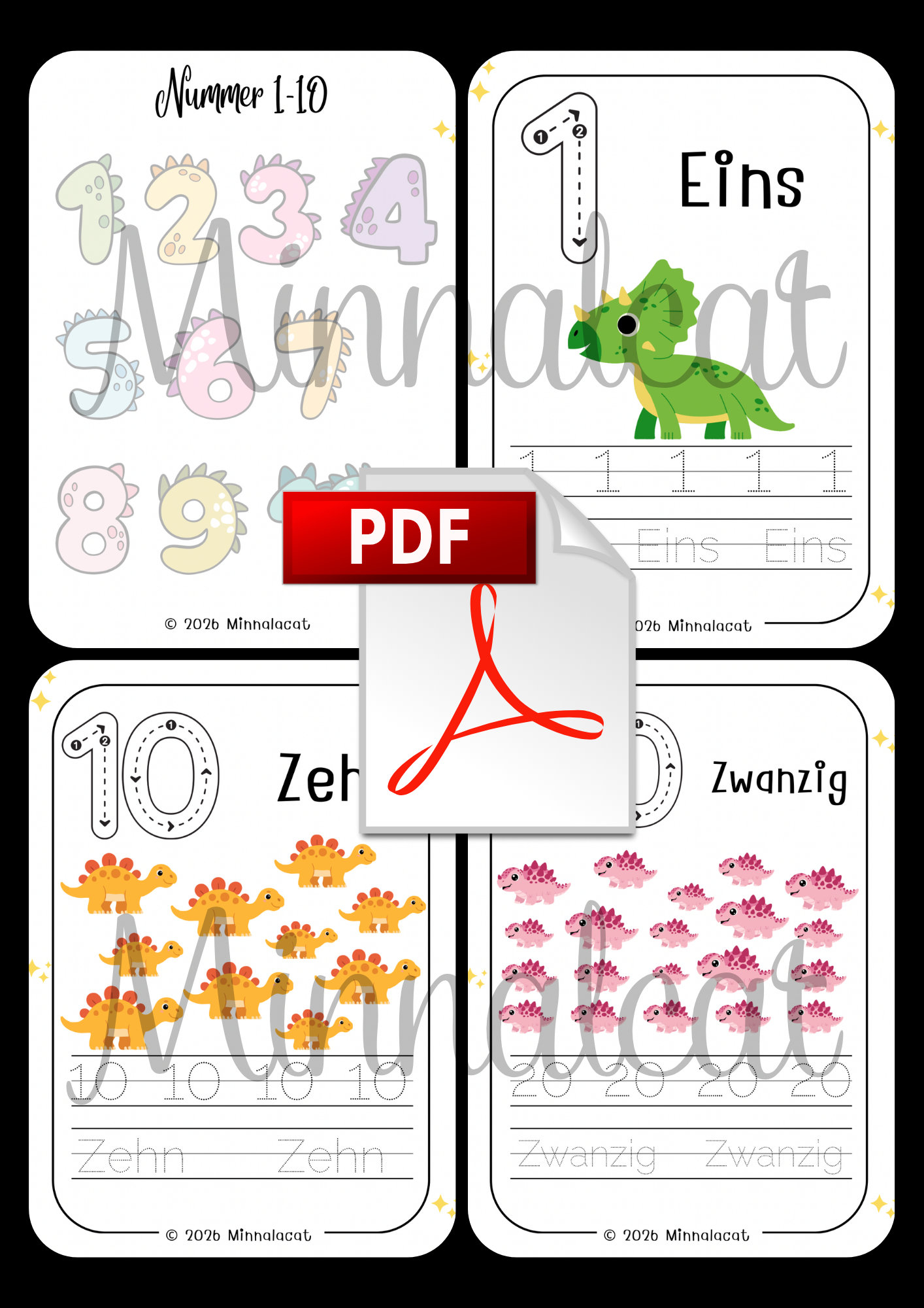 1-20 Dinosaurier